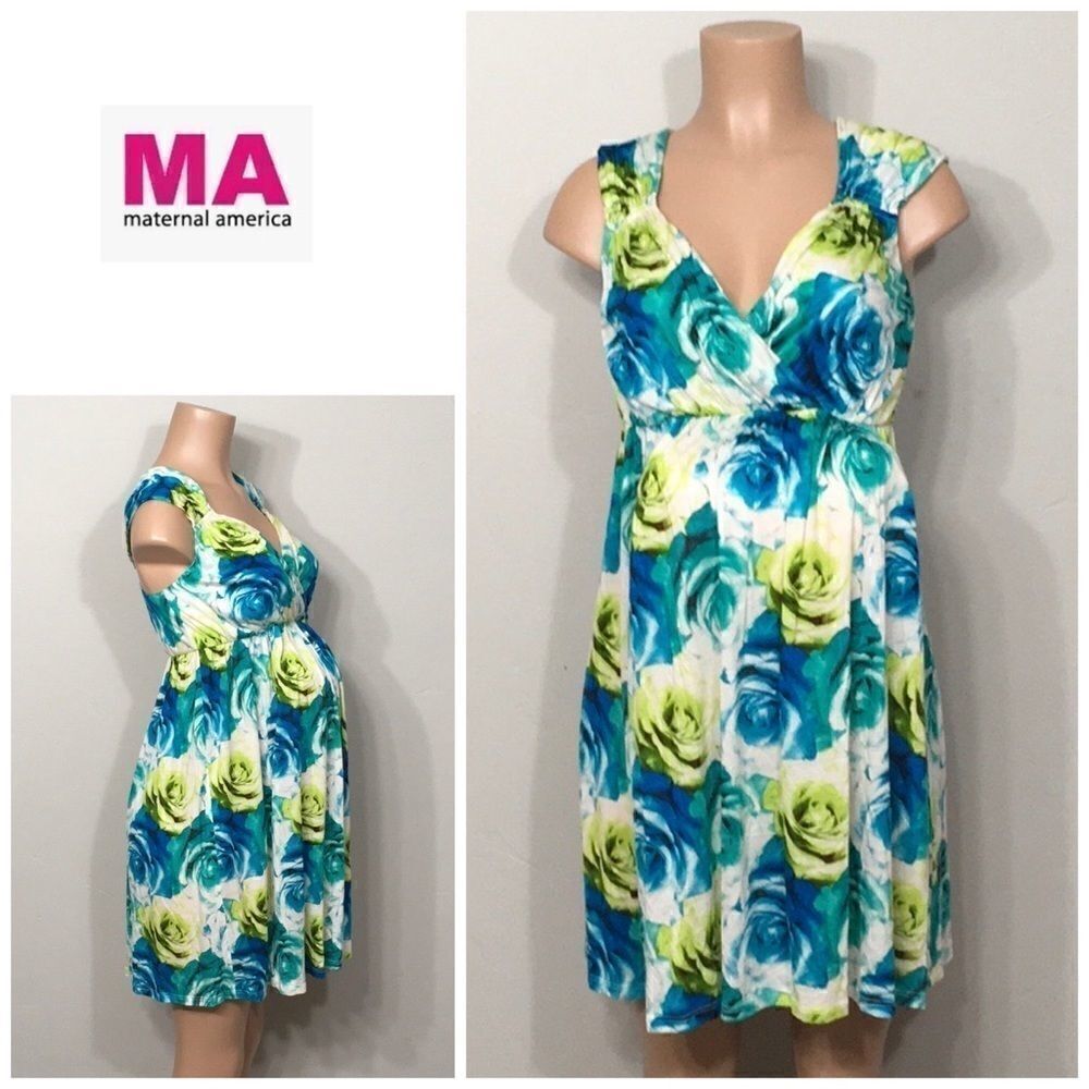Floral maternity dress. NWOT